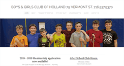 Desktop Screenshot of bgcholland.org